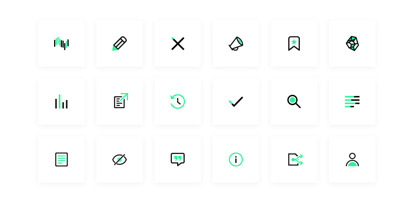 Iris.ai application icons design image