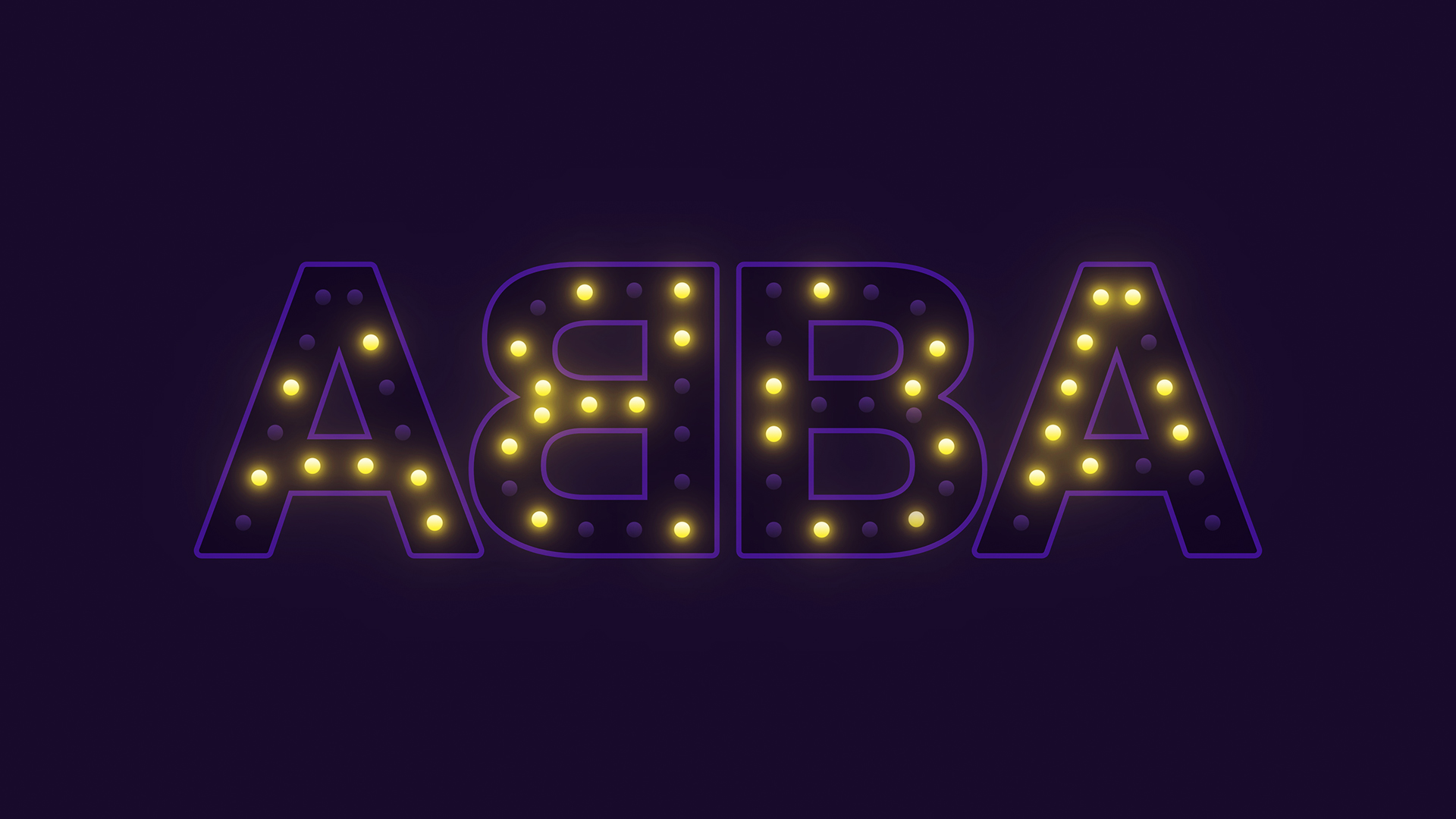 Preloading of the 3D scene in the style of ABBA image